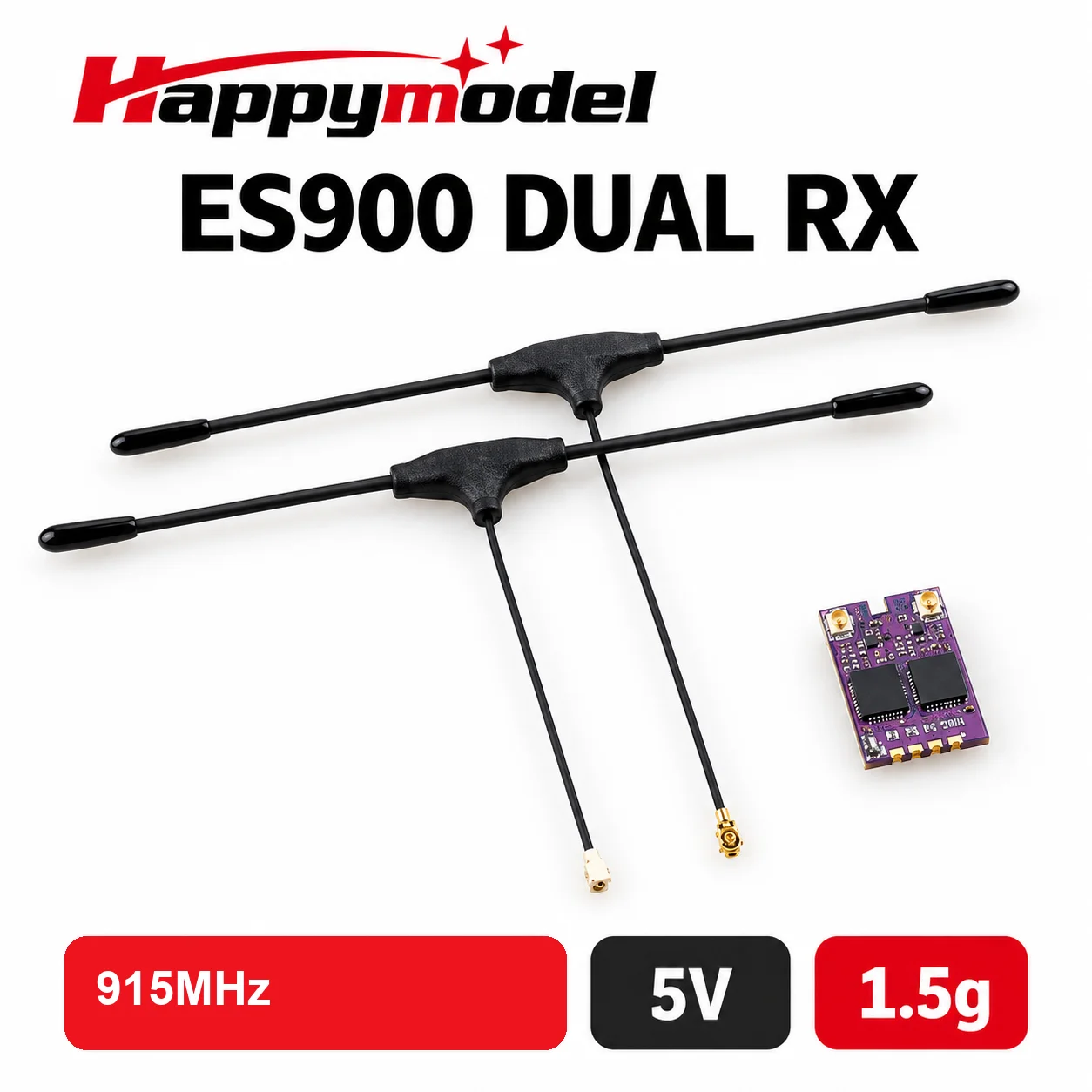 Drone Kit Long Range - HappyModel ES900 DUAL RX ELRS Diversity
