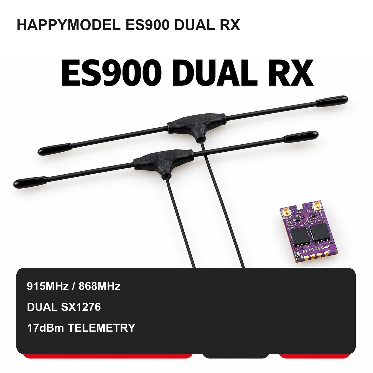 HappyModel ES900 DUAL RX ELRS  - đánh giá và giá Drone Kit Long Range